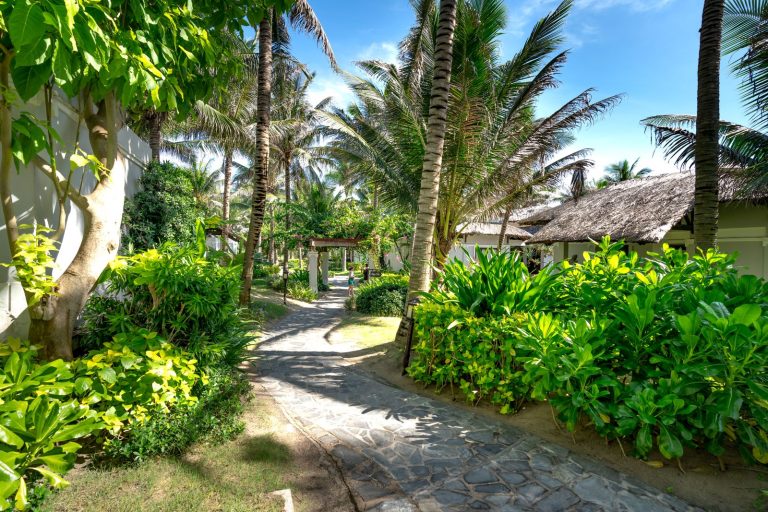 Garden work in Thiruvallur 9 Landscaped garden with lush tropical planting