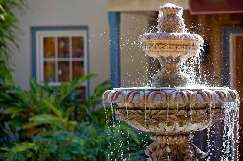 Premium custom fountain landscape architectural integration