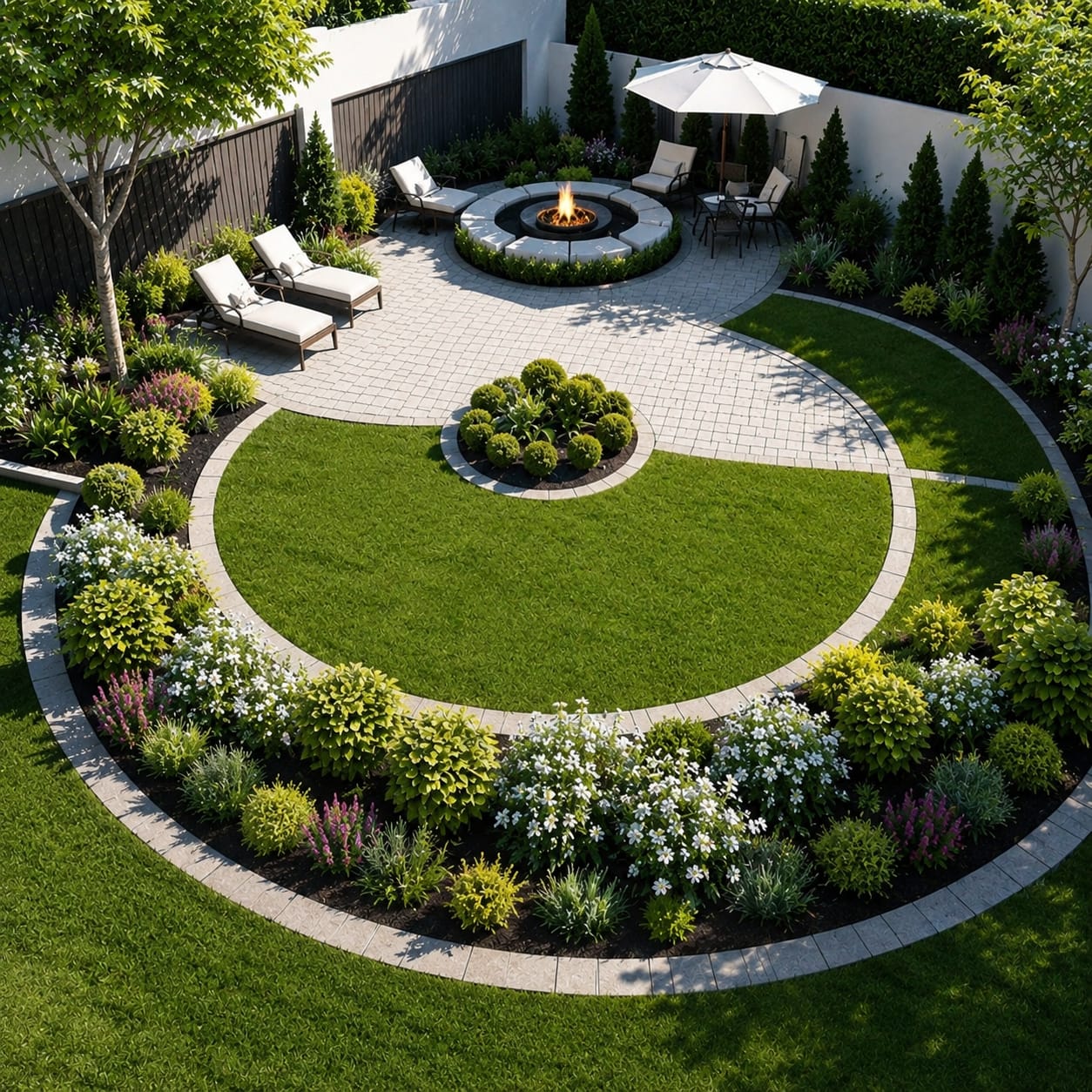 modern garden trichy