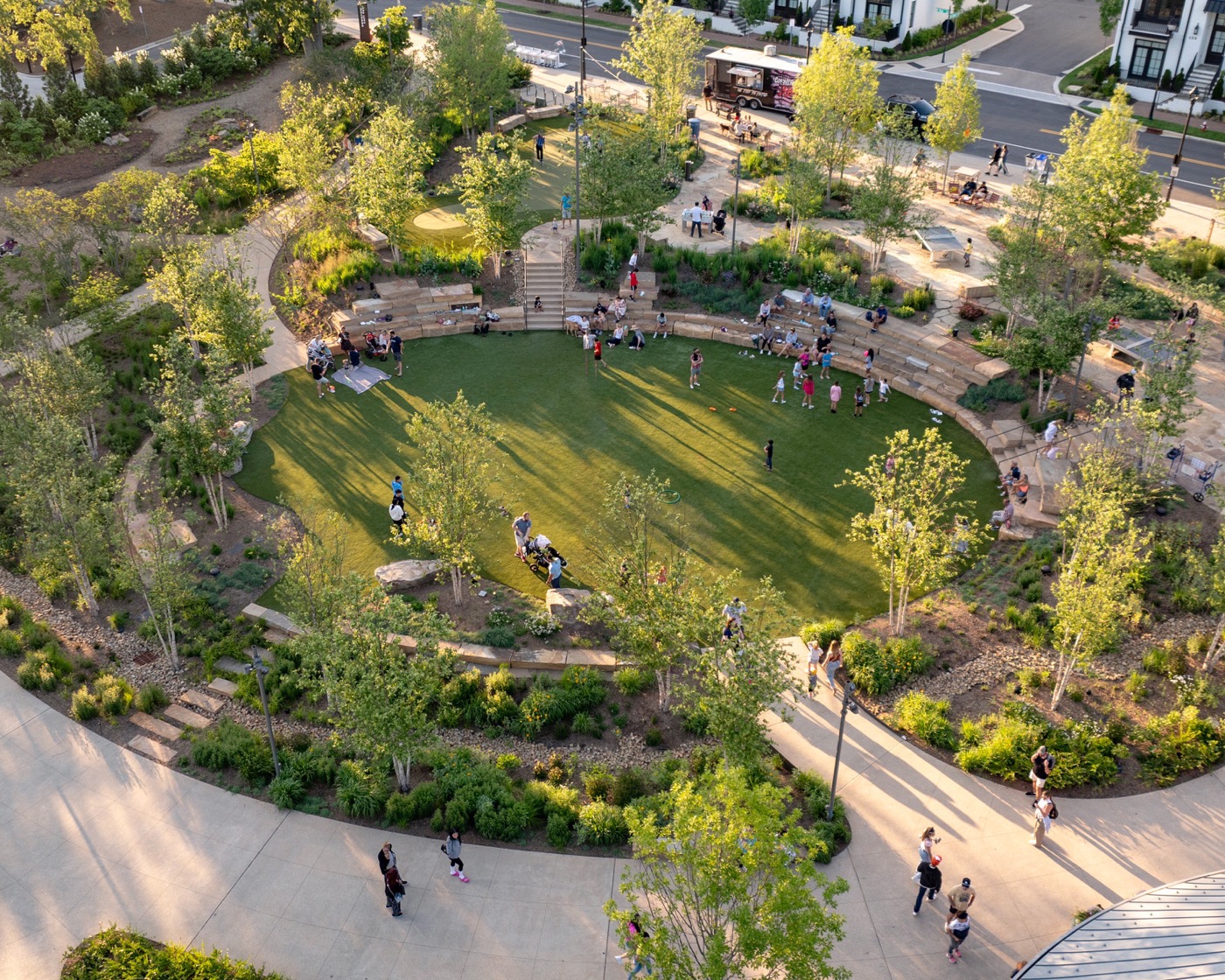 Functional Park Masterplan Grid Layout