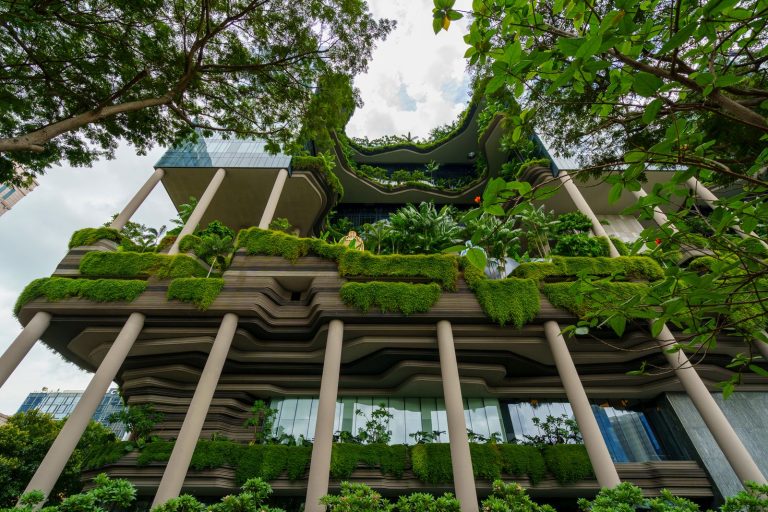 vertical garden green building facade featured